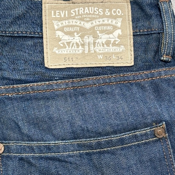 511 MENS LEVI JEANS - Picture 6 of 14